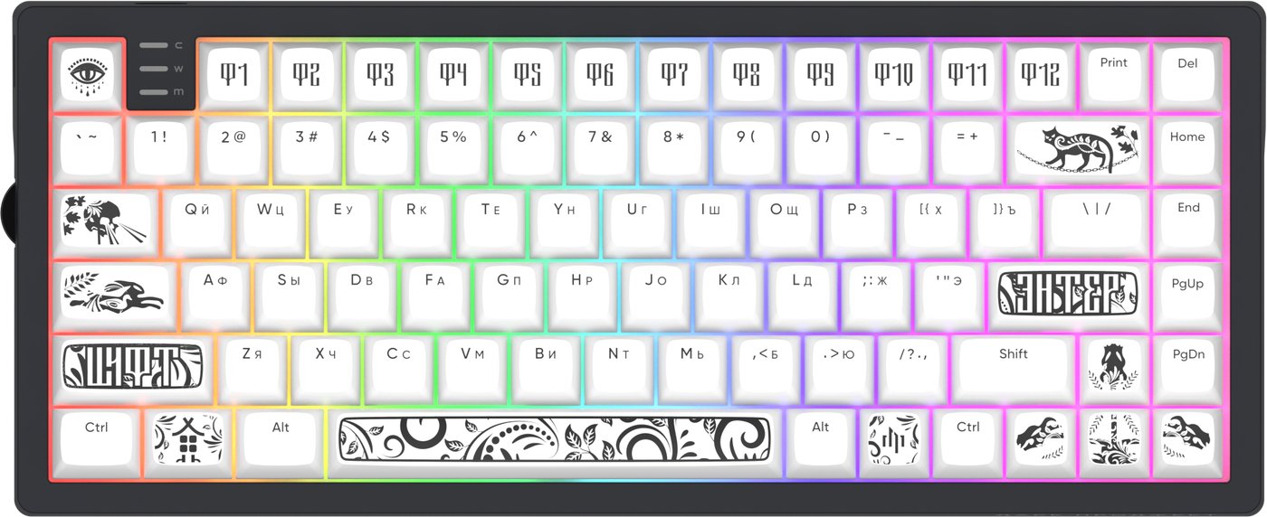 

Клавиатура Дарк Проджект KD83A (g3ms Magnetite, черный)