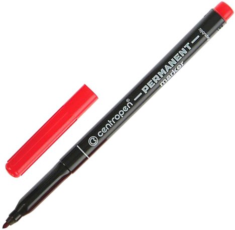 

Маркер перманентный Centropen 1 мм 2536 0104 (красный)