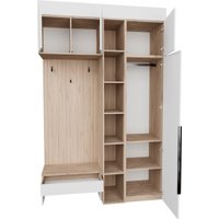 Стенка Рэйгрупп Рэй P245-B2-EBE В2 (дуб элисон/белый премиум)