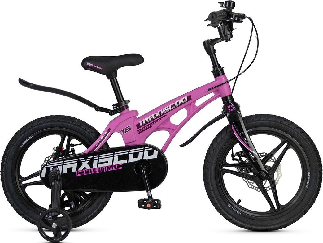 

Детский велосипед Maxiscoo Cosmic Deluxe 16 2025 MSC-C1643D (розовый матовый, разобранный)