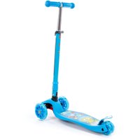 Двухколесный детский самокат Полесье Со складной ручкой 0072C-V1(Г) (голубой)