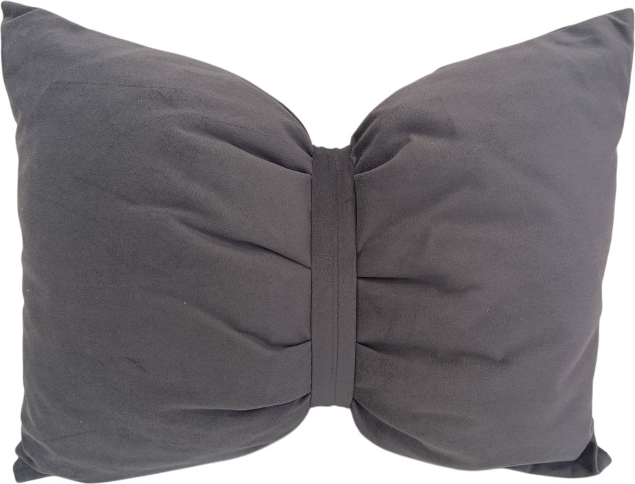 

Декоративная подушка Sled Бант 45x35x17 (графит)