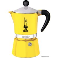 Гейзерная кофеварка Bialetti Rainbow (3 порции, желтый)