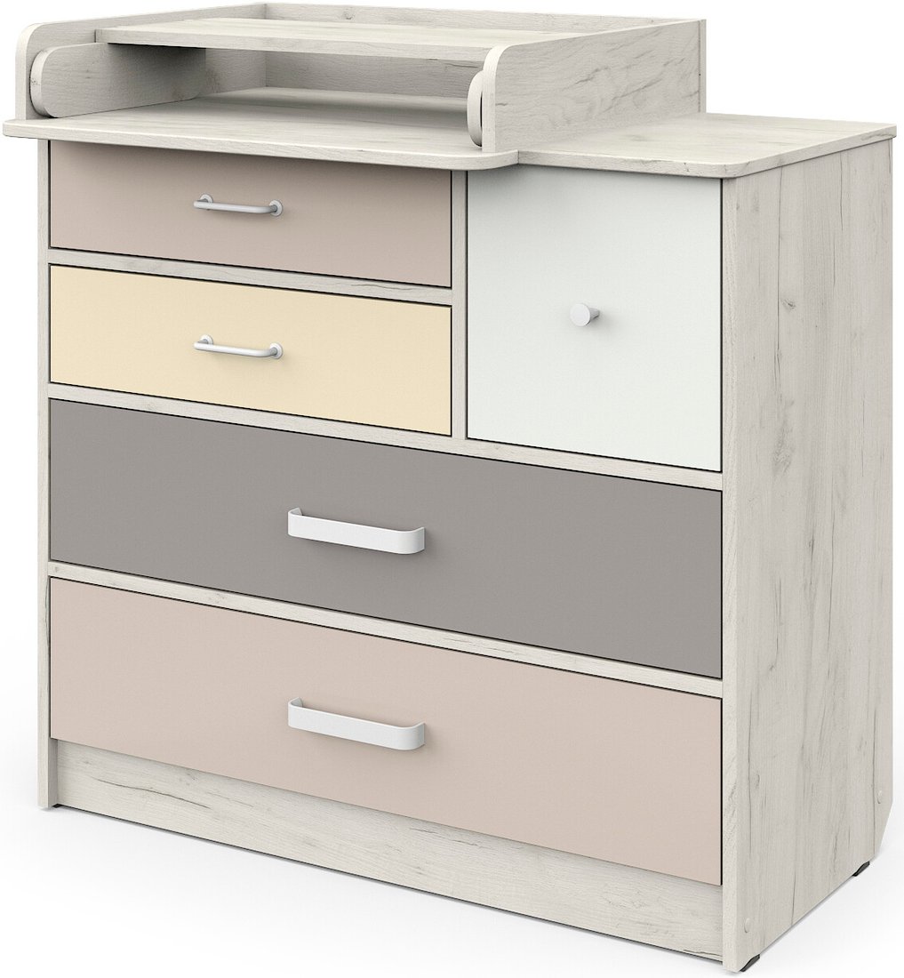 

Детский комод Атон Мебель Сириус Norman 905 ЛДСП (дуб крафт белый/бежевый