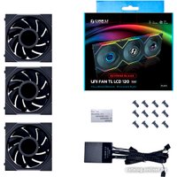 Комплект вентиляторов для корпуса Lian Li Uni Fan TL LCD 120 Reverse Triple Pack G99.12RTLLCD3B.R0