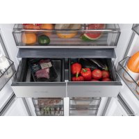 Холодильник side by side Weissgauff WCD 590 Nofrost Inverter Premium Biofresh Blue Glass
