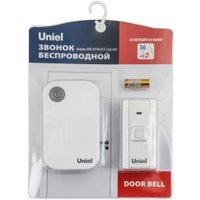 Беспроводной дверной звонок Uniel UDB-091W-R1T1-36S-WH