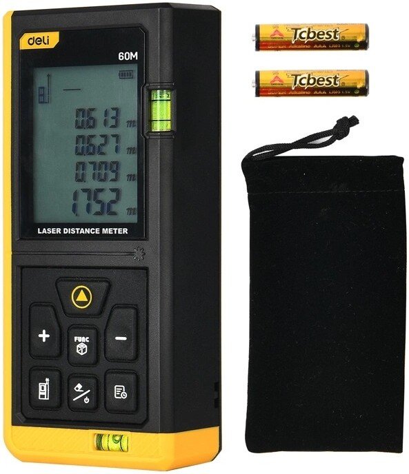 

Лазерный дальномер Deli EDL4168