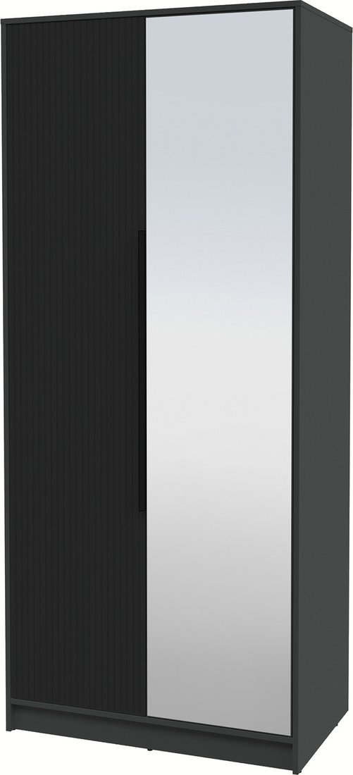 

Шкаф распашной Интерлиния Концепт Лайн КТ-Ш2з (антрацит/черный)