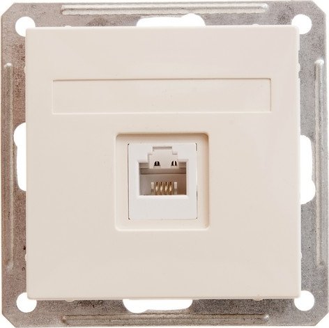 

Розетка телефонная Systeme Electric W59 RSI-152T-2-86 (слоновая кость)