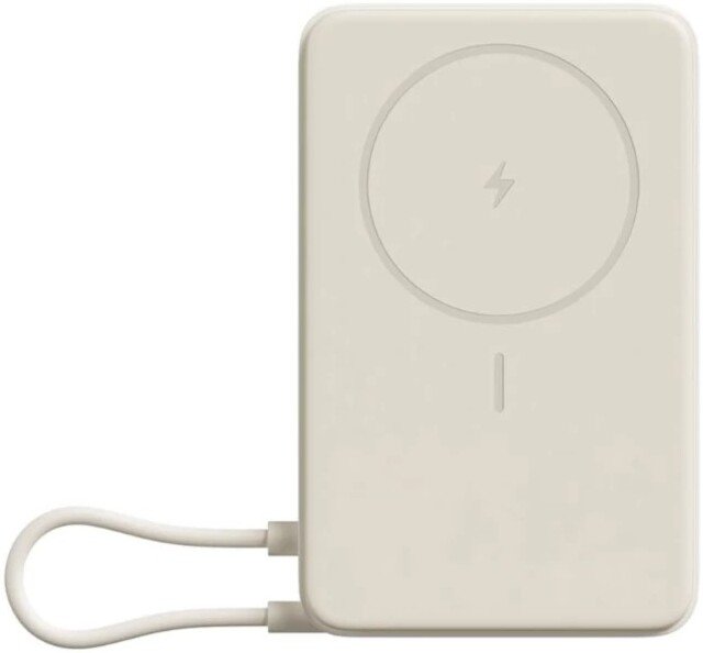 

Внешний аккумулятор Xiaomi Magnetic Power Bank with Built-in Stand WPB1007Z 10000mAh (бежевый, международная версия)