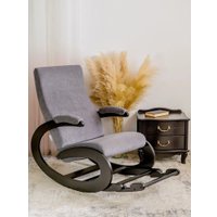 Кресло-качалка Glider Экси М (темно-серый/венге)