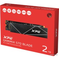 SSD ADATA XPG GAMMIX S70 Blade 2TB AGAMMIXS70B-2T-CS