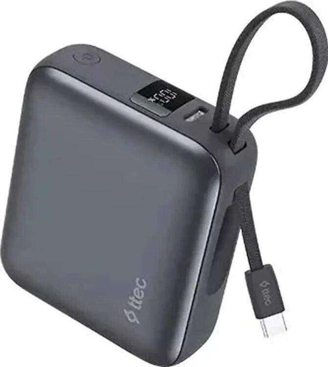 

Внешний аккумулятор ttec ReCharger Mini LCD 10000mAh 35W (серый) 2BB232GR