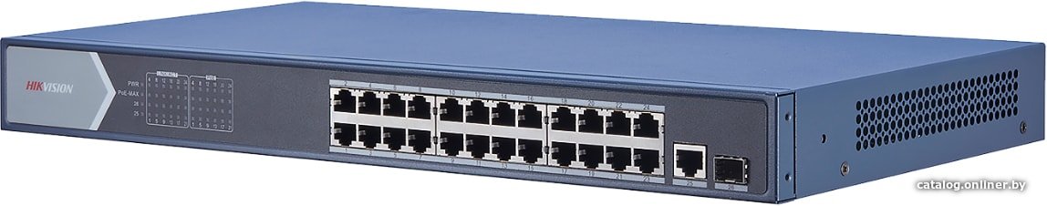 Неуправляемый коммутатор Hikvision DS-3E0526P-E