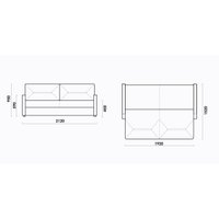 Диван Rivalli Портофино (Gamma Vision)