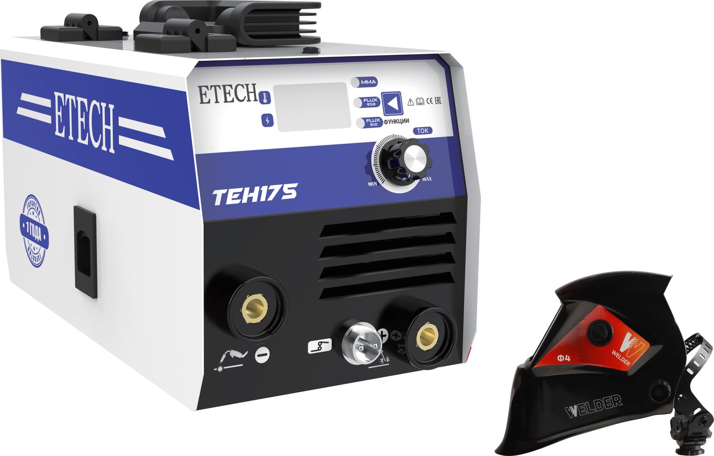 

Сварочный инвертор ETECH TEH 175 (с маской)