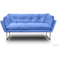 Диван Brioli Анико двухместный (V15/голубой)
