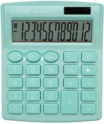Калькулятор Citizen SDC-812NR (зеленый)