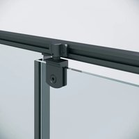 Душевой уголок Niagara Nova NG-35-10AGR-A90GR-34 100х90х195 (графит/прозрачное стекло)