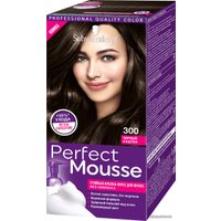 Крем-краска для волос Schwarzkopf Perfect Mousse 300 (черный каштан)