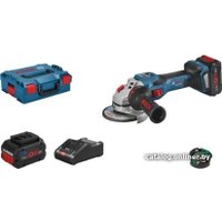 Угловая шлифмашина Bosch GWS 18V-15 SC Professional 06019H6101 (с 2-мя АКБ, кейс)