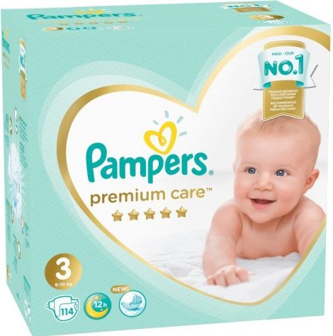 

Подгузники Pampers Premium Care 3 (114 шт)