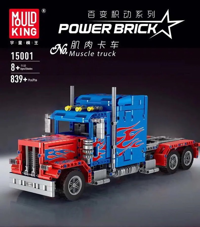 

Конструктор Mould King 15001 Грузовик Muscle Truck