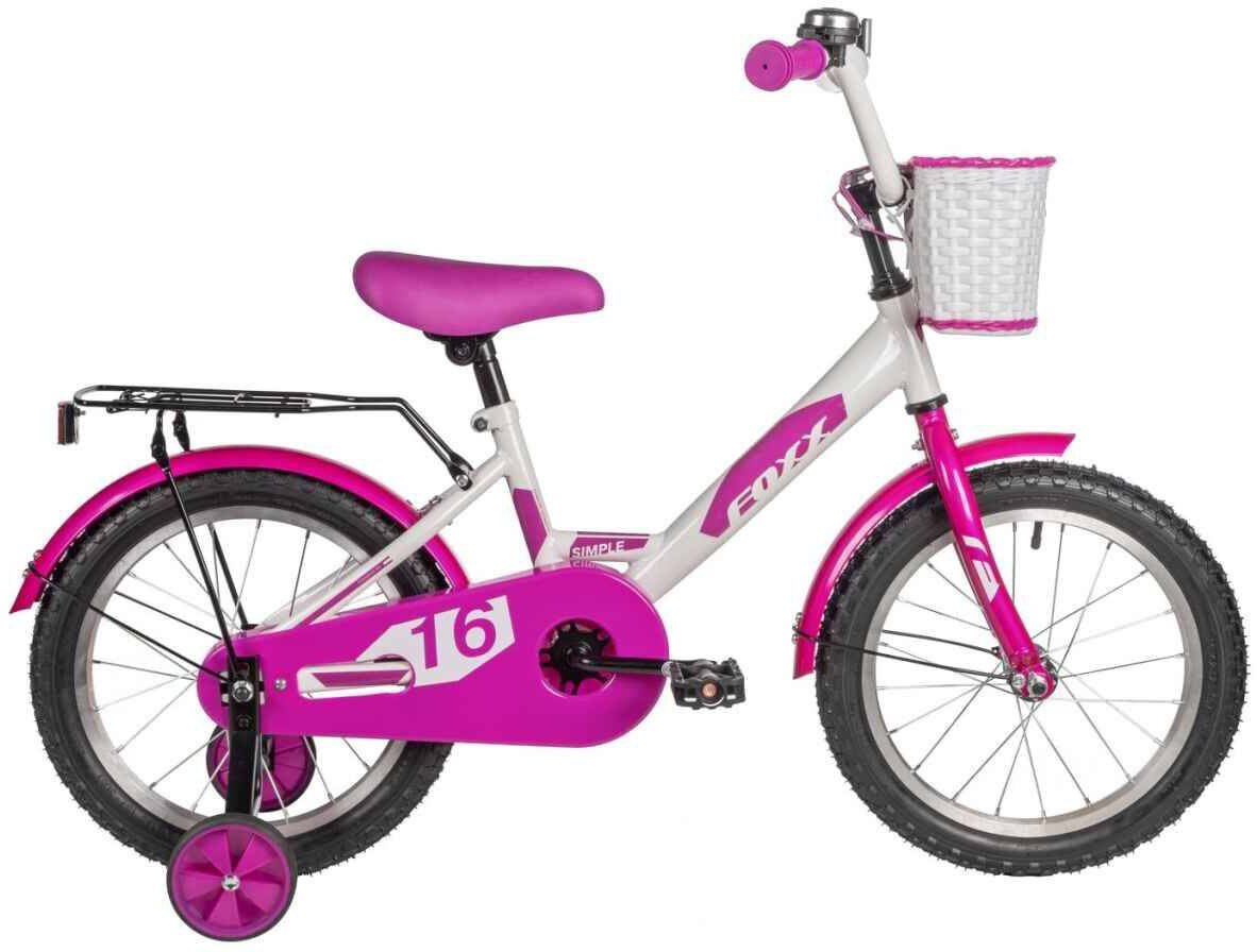 

Детский велосипед Foxx Simple 16 164SIMPLE.WT5 2025 (белый)