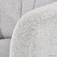 Интерьерное кресло Halmar Bishop (светло-серый/орех)