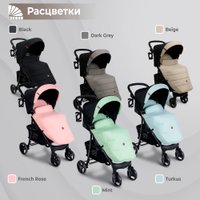 Коляска прогулочная «книга» Sweet Baby Rapido (black)