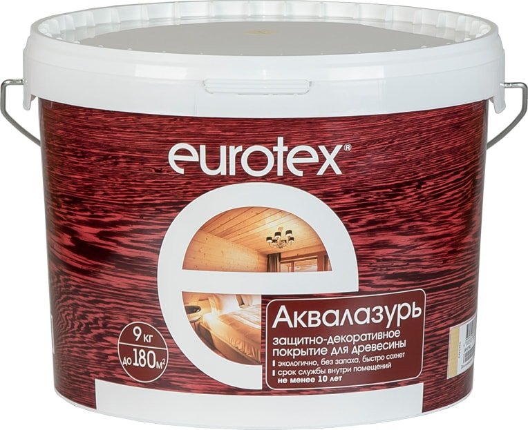 

Лак Eurotex Аквалазурь (белый, 9 кг)