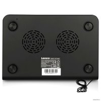 Настольные часы с беспроводной зарядкой Lenco CR-580BK