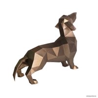 PaperCraft PAPERRAZ Такса Алекс (бронзовый)
