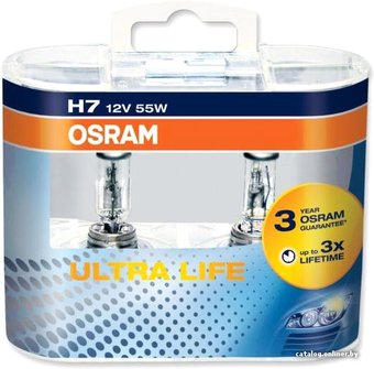 Галогенная лампа Osram H7 Ultra Life 2шт [64210ULT-HCB]