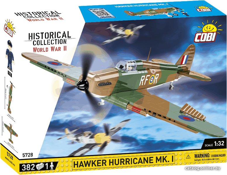 Конструктор Cobi World War II 5728 Hawker Hurricane Mk.I