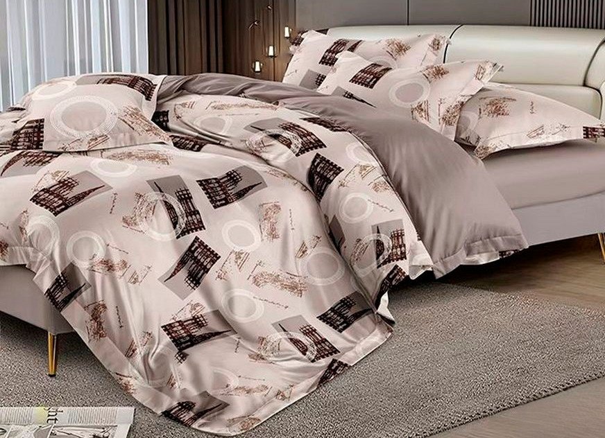 

Постельное белье Реноме Евро Оливковая коллекция УУ 2453 (поплин)