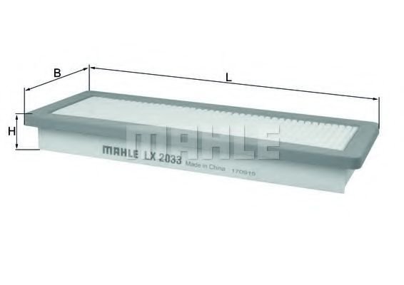 

Воздушный фильтр Mahle Knecht LX2033
