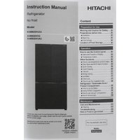 Четырёхдверный холодильник Hitachi R-WB820VUC2GBK