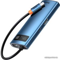 Док-станция Baseus Metal Gleam Series 6-in-1 Multifunctional USB Type C WKWG000003