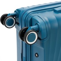 Чемодан-спиннер Torber Nevo T2207S (синий)