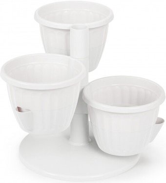 Горшок Альтернатива Каскад М8067 (белый)