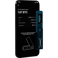 Аппаратный криптокошелек Ledger Nano S Plus (темно-синий)