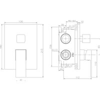Смеситель Lauter Trim 21CK189C-516-3