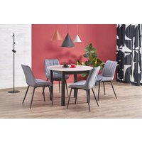 Кухонный стол Halmar Ringo 102-142/102/76 (кашемир/черный)