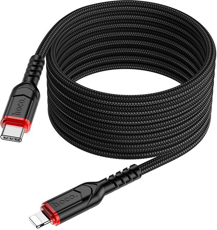 

Кабель Hoco X59 USB Type-C - Lightning (2 м, черный)