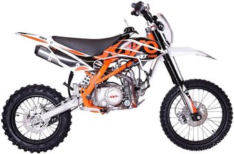 Мотоцикл Kayo Basic TT140EM 17/14 KRZ (черный/оранжевый)