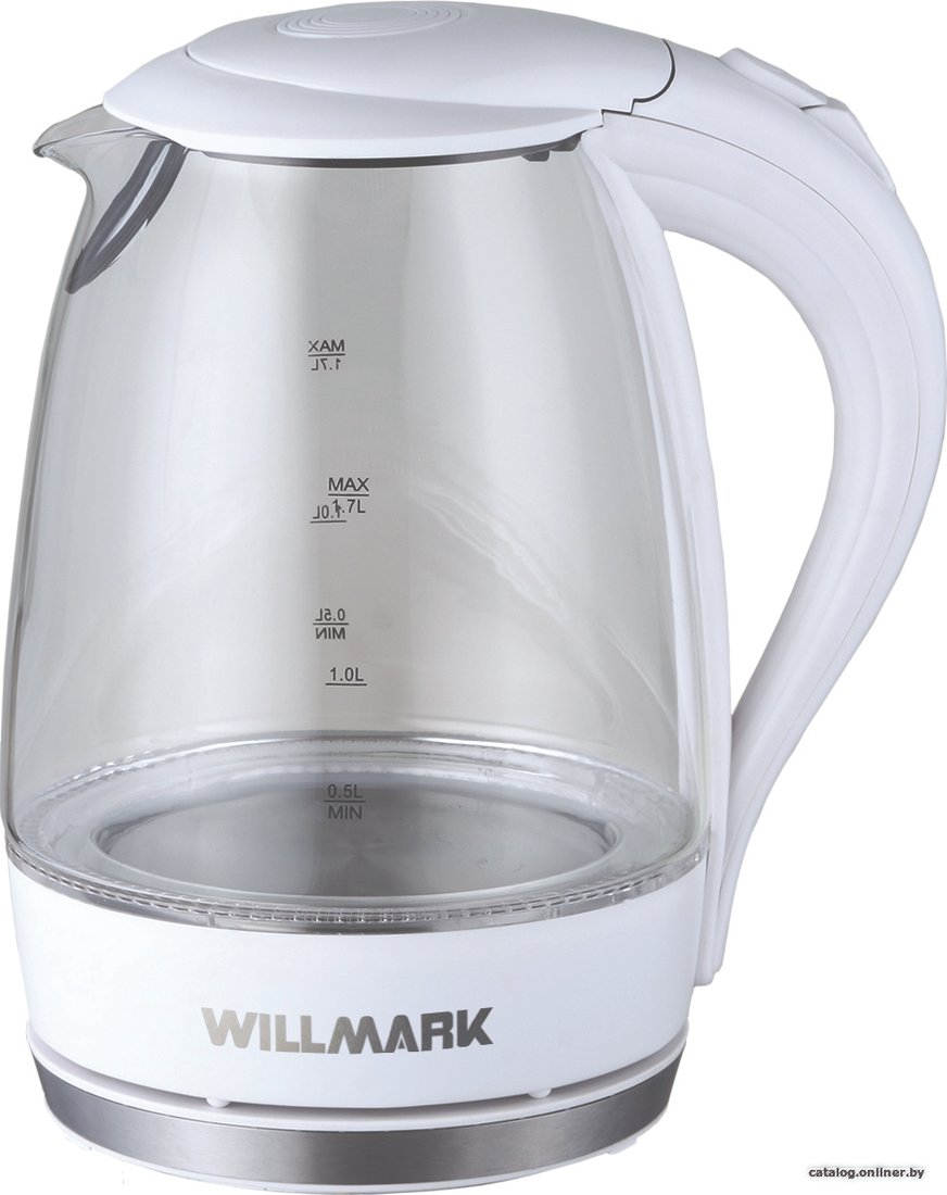Электрический чайник Willmark WEK-1708G (белый)