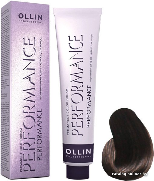 Крем-краска для волос Ollin Professional Performance 5/00 светлый шатен глубокий