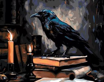 Картина по номерам PaintLine Ворон PL-00272